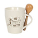 Something Different Wholesale My Broomstick Runs on Coffee Mug and Spoon Set BS_15323