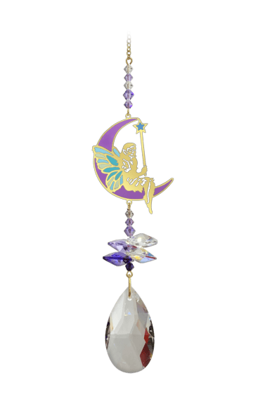 Wild Things Fairy With Wand Aurora Window Jewels 8100-FWW-AUR