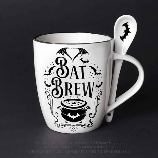 Alchemy Mug Bat Brew: Mug and Spoon Set By Alchemy ALMUG21