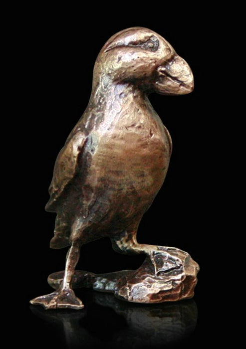 Art in Bronze Bronze Figurine Puffin Butler & Peach Miniature Bronze Sculpture 2056