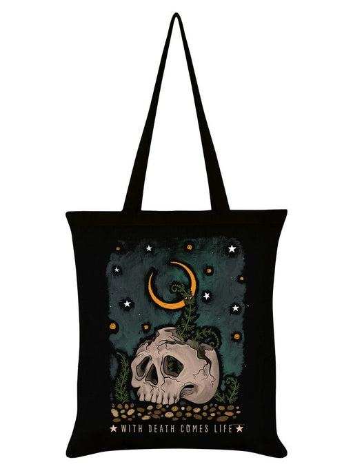 Grindstore With Death Comes Life Black Tote Bag PRTote836