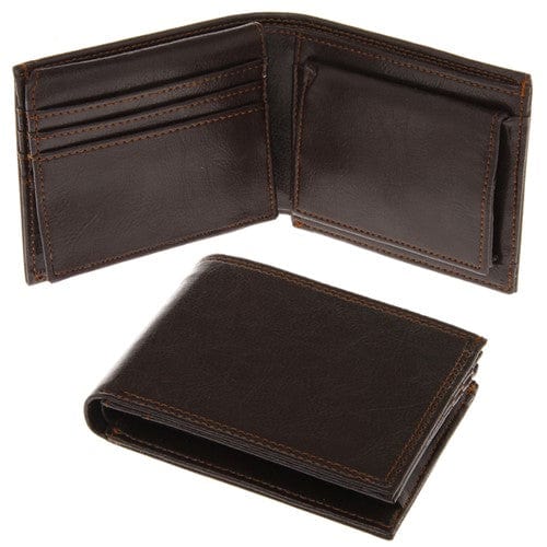 Joe Davies PURSE/WALLET Equilibrium Leather Brown Wallet 6041