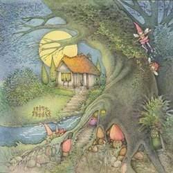 Moongazer Cards Greeting Card Toadstool Faeries Card SAL-A-178