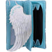 Nemesis Now Purse Angel Wings White Feather Embossed Purse B5405S0 P4