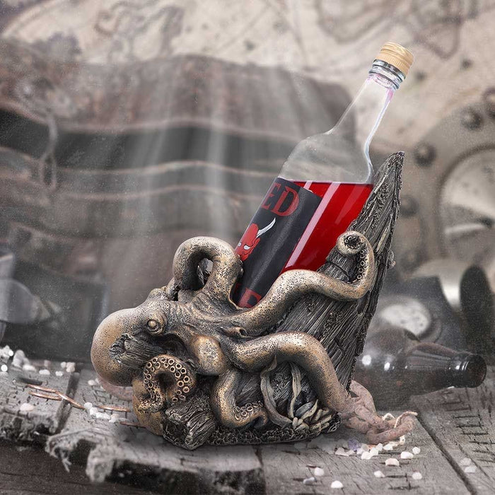 Nemesis Now Release the Kraken Wine Bottle Holder D6262X3