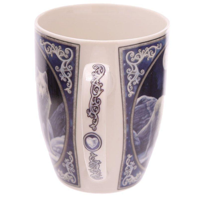 Puckator Mug Winter Warrior Wolf Porcelain Mug MULP36