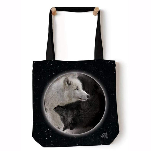 Something Different Bag Yin Yang Wolves Tote Bag 9739222