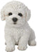 Vivid Arts Puppy Figurine Bichon Frise Puppy Pet Pals Home or Garden Decoration PP-BCHN-F