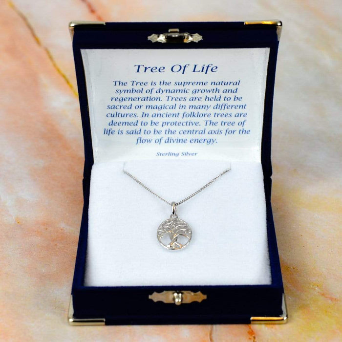 Zilver Designs Silver Jewellery Tree Of Life Oval Solid 925 Sterling Silver Pendant SP4413