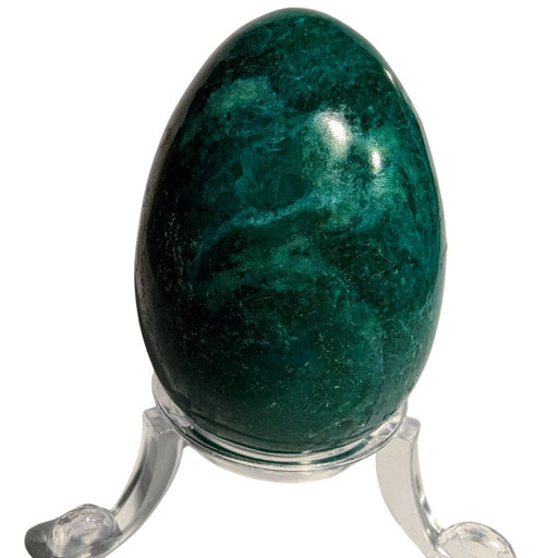 Crystal Classics Crystal Egg Howlite Chrysocolla Crystal Egg EM50