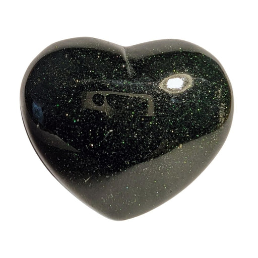 Crystal Classics Crystal Heart Goldstone Green Crystal Heart