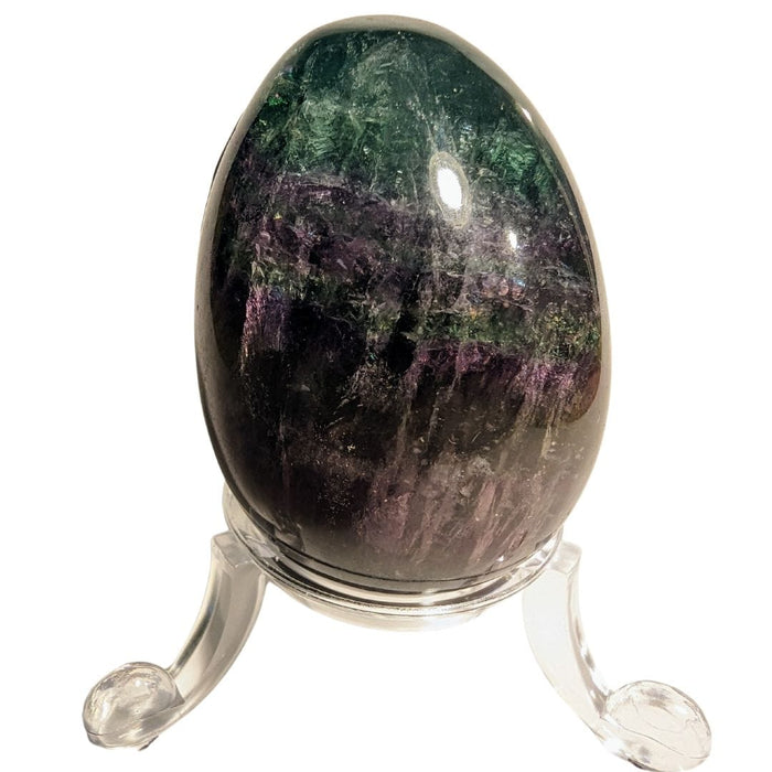 Crystal Classics Fluorite Rainbow Crystal Egg EM11
