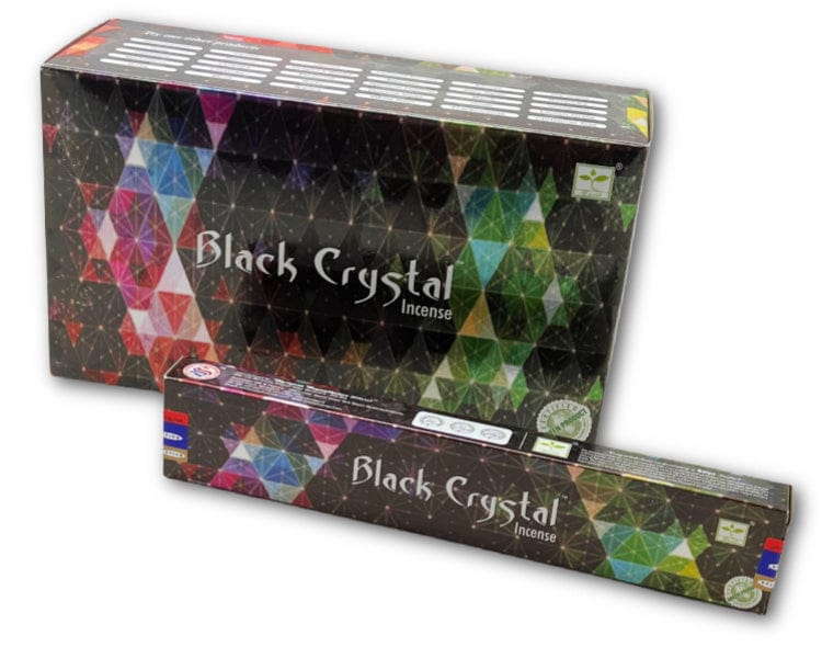Crystal Magick Black Crystal Incense Sticks By Stamford INSA07