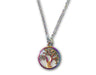 Crystal Magick Titanium Aura Tree Of Life Necklace JF-TOL-1