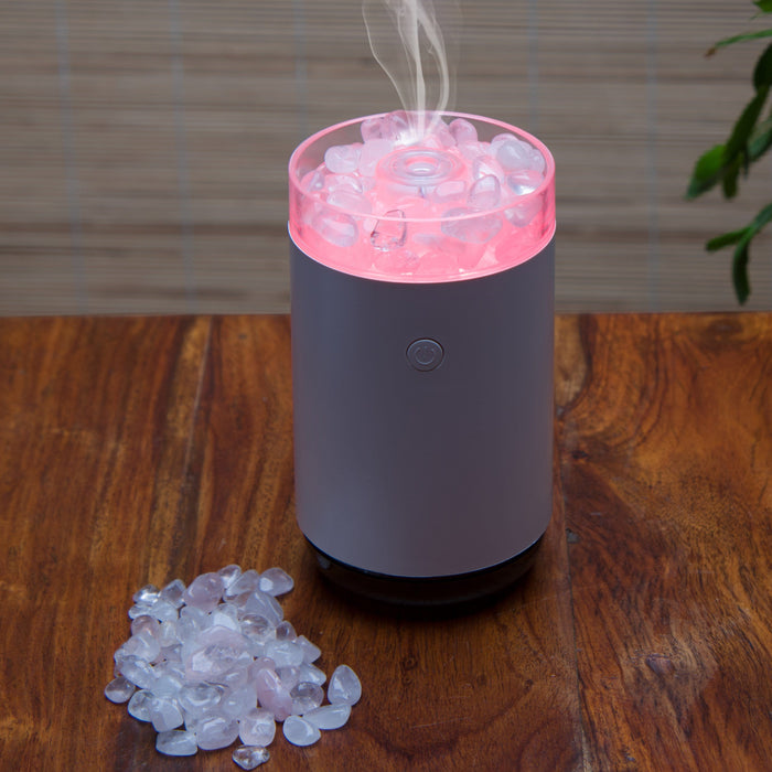 IEP Rose Quartz Mini Chakra Crystal Diffuser L-7553RQ