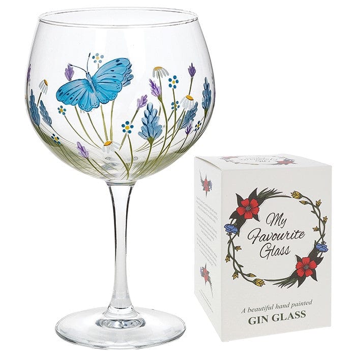 Joe Davies Butterfly Jennifer McAteer Garden Gin Glass JM004