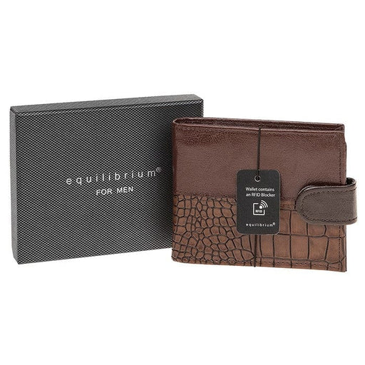 Joe Davies Modern Brown Rfid Wallet 289921