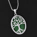 Joe Davies Moonstone Tree Life Silver Plated Necklace 334136