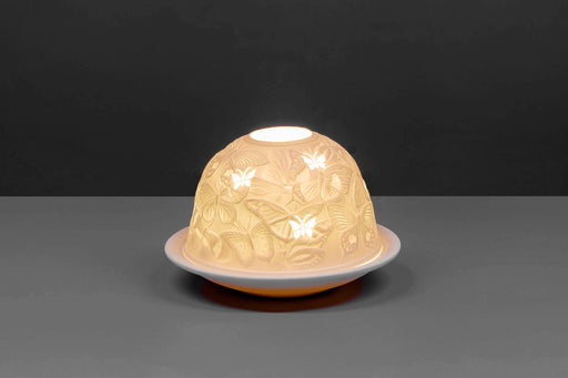 Light-Glow Land Of The Butterflies Lithophane Dome Tealight Holder LD90117