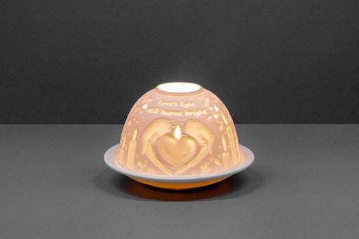 Light-Glow Loves Light Still Burns Bright Lithophane dome LD90134