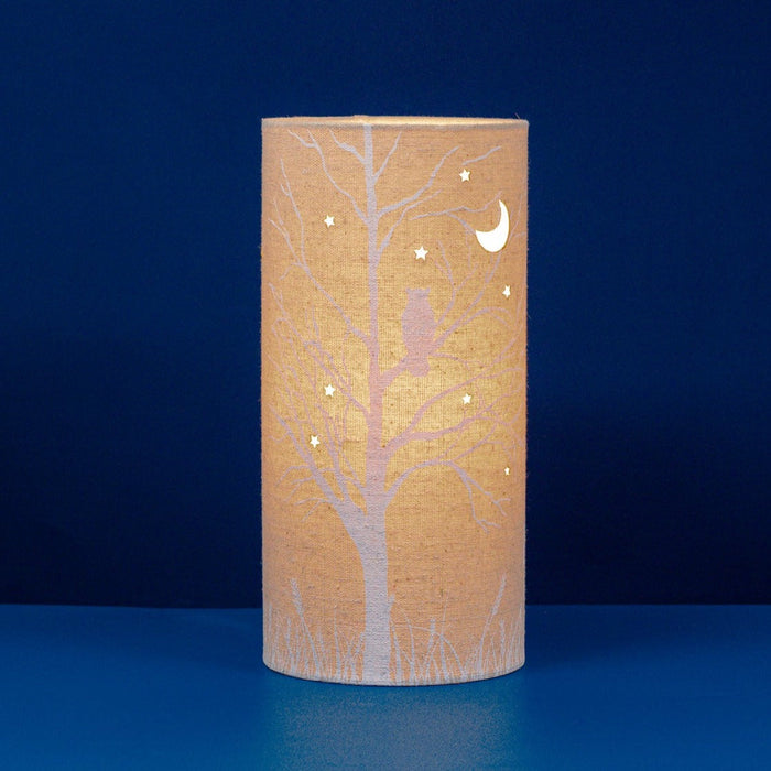 Light-Glow Owl Fabric Lamp FL010