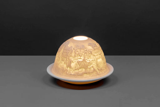 Light-Glow Safari Lithophane Dome Tealight Holder LD90101