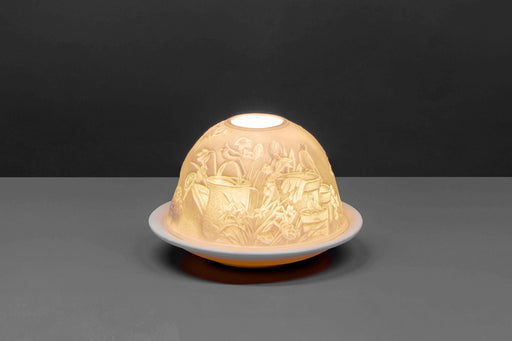 Light-Glow Secret Garden Lithophane Dome Tealight Holder LD12013