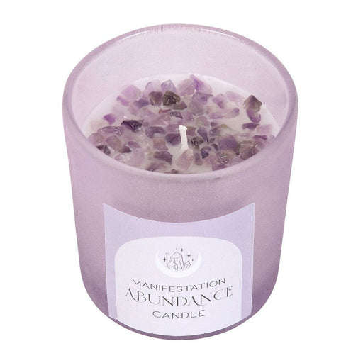 Something Different Wholesale Abundance French Lavender Crystal Chip Candle MG_97222