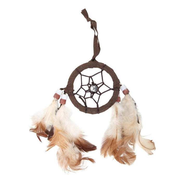 Something Different Wholesale Brown Mini Dream Catcher DC_74123