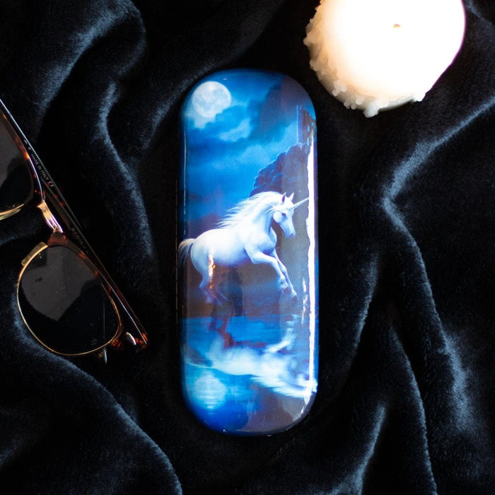 Something Different Wholesale Moonlight Unicorn Glasses Case by Anne Stokes AS_34123