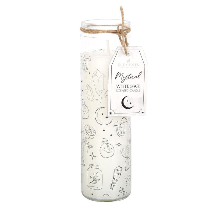 Something Different Wholesale Mystical White Sage Tube Candle WT_66223