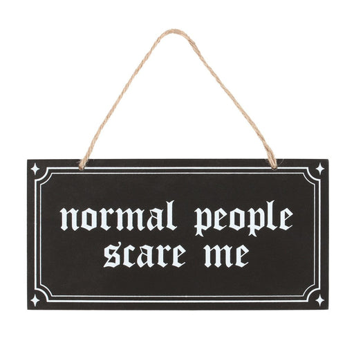 Something Different Wholesale Normal People Scare Me Plaque MT_15624
