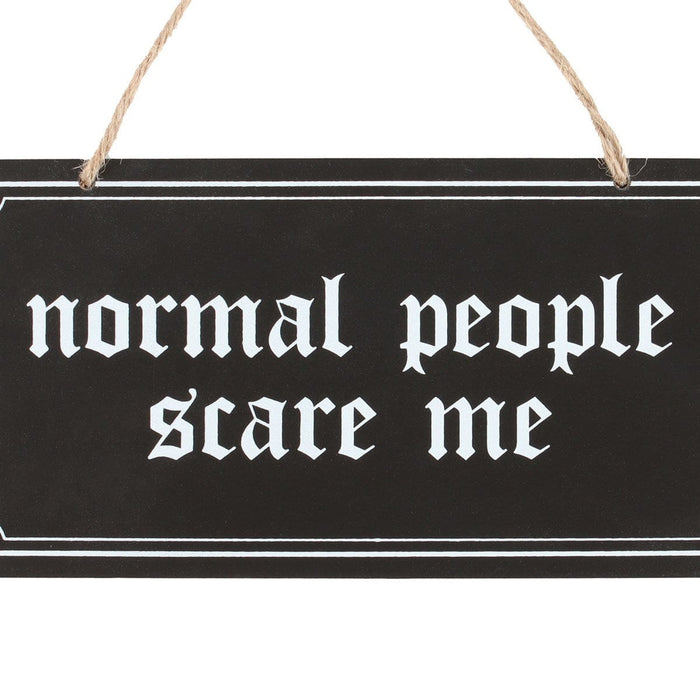Something Different Wholesale Normal People Scare Me Plaque MT_15624