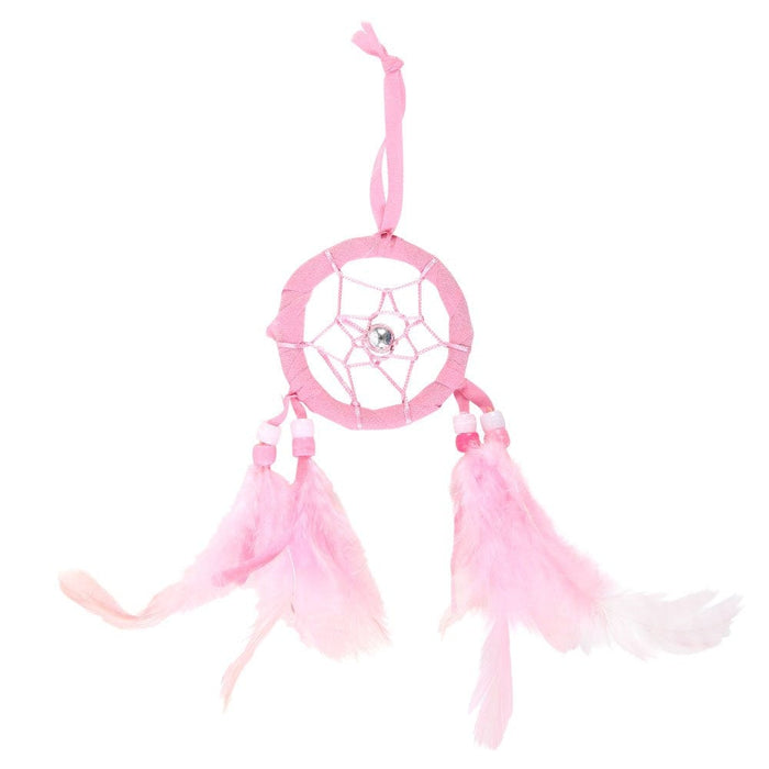 Something Different Wholesale Pink Mini Dream Catcher DC_73823