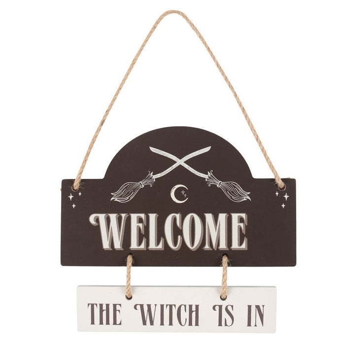 Something Different Wholesale The Witch Is In Hanging Sign BS_14423