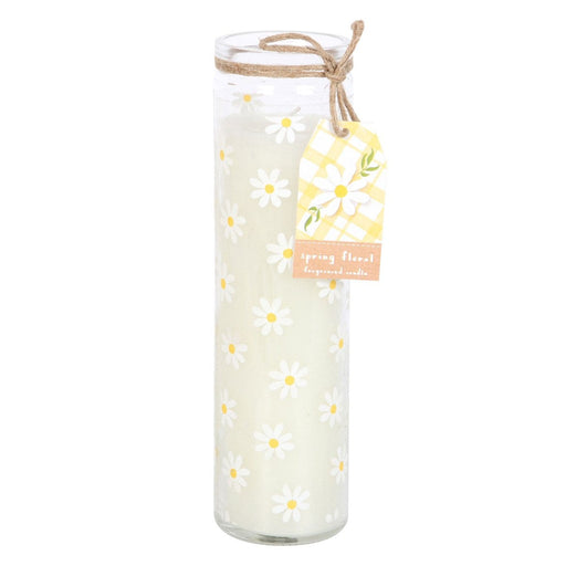 Something Different Wholesale White Daisy Tube Candle SG_04824