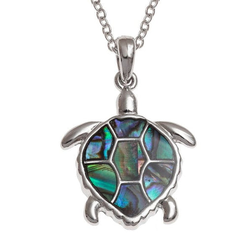 Talbot Fashions LLP Paua Shell Sea Turtle Necklace TJ635