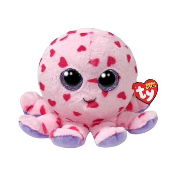 TY Bubbles Pink Octopus Beanie Boo 37342