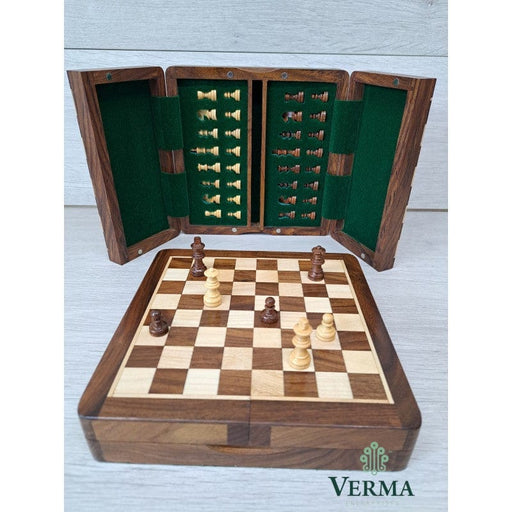 Verma Enterprises Chess Set Top Opening 7"x7" 156-A