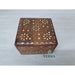 Verma Enterprises Inlaid 4"x4"x3" Box 141-NA