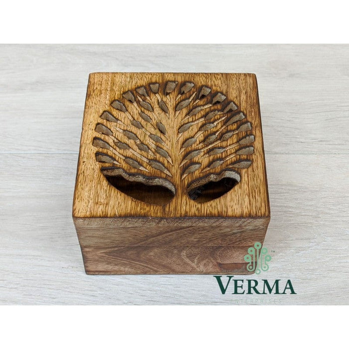 Verma Enterprises Mango Square Tree Of Life Box 412-CC