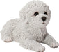 Vivid Arts Laying Bichon Frise Puppy LP-BCHN-F