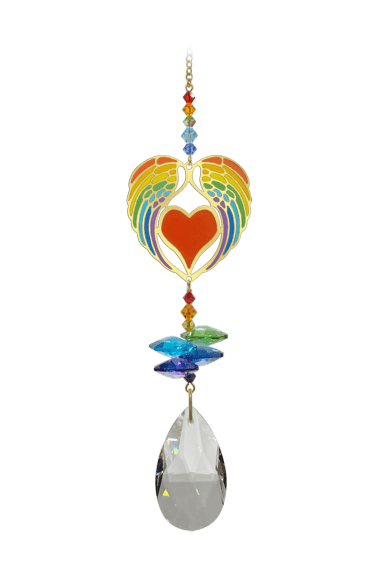 Wild Things Angel Wing Rainbow Window Jewels 8100-AWH-RAI