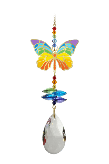 Wild Things Butterfly Rainbow Window Jewels 8100-BUT-RAI