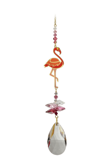 Wild Things Flamingo Deep Rose Window Jewels 8100-FLA-DRO