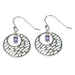 Zilver Designs Amethyst Boho Earrings SE4643