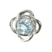 Zilver Designs Blue Topaz Planet Pendant SP4601