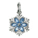 Zilver Designs Snowflake Blue Cubic Zirconia Pendant SP4573