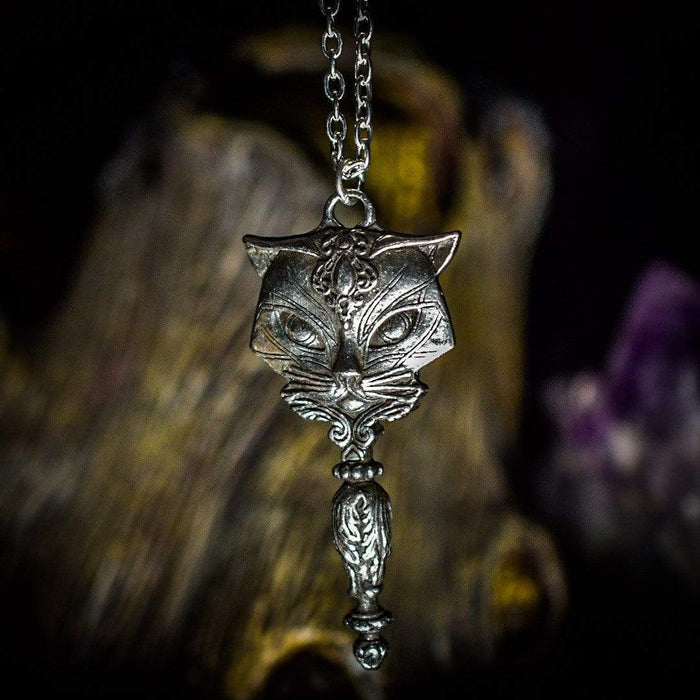 Alchemy Alchemy Gothic Jewellery Sacred Cat Vanitas Pendant By Alchemy P889