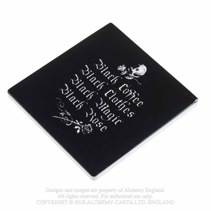 Alchemy Coasters Black Coffee Black Clothes... Individual Coaster By Alchemy CC10